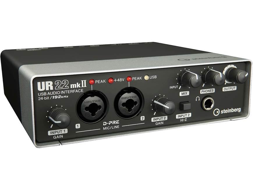 Steinberg UR22 mkII Recording Bundle USB/iPad® recording interface
