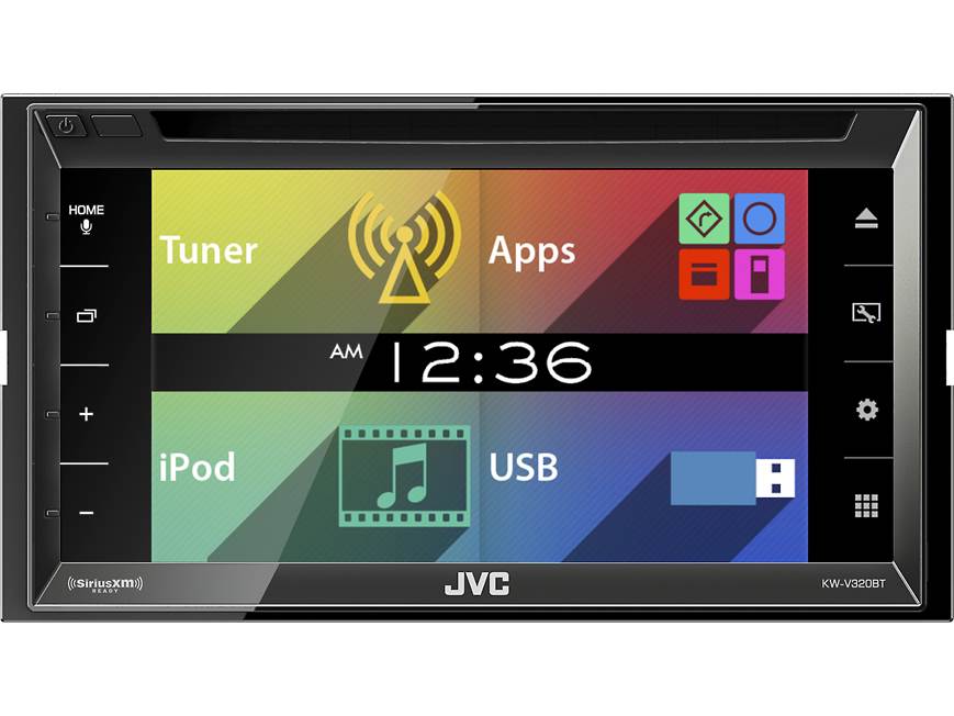 JVC KW-V320BT DVD receiver at Crutchfield