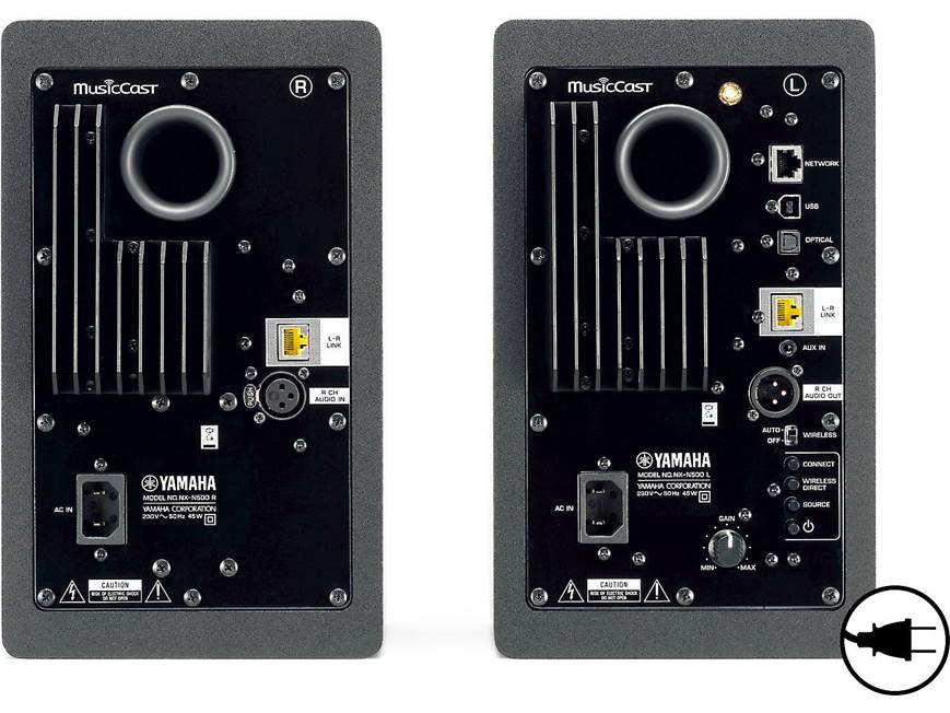 Yamaha NX-N500 Wireless powered bookshelf speakers with Wi-Fi