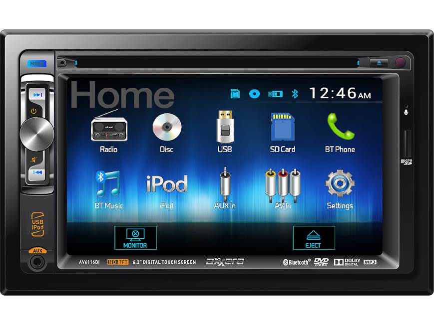 Axxera AV6116Bi DVD receiver at Crutchfield