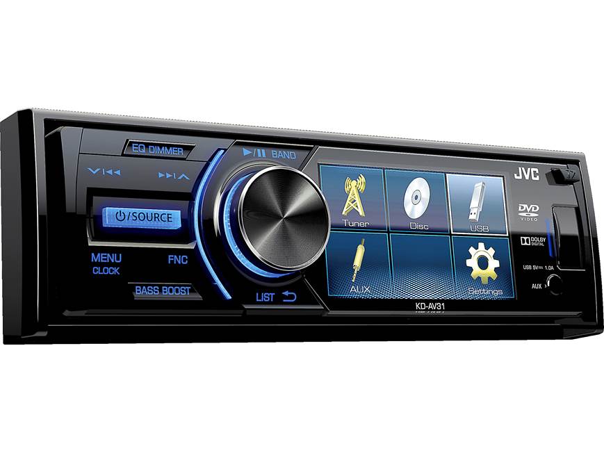 JVC KD-AV31 DVD receiver at Crutchfield
