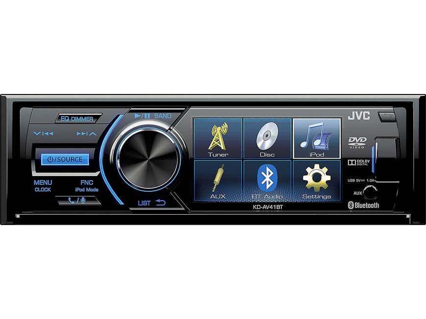 JVC KD-AV41BT DVD receiver at Crutchfield