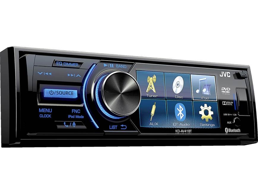 JVC KD-AV41BT DVD receiver at Crutchfield