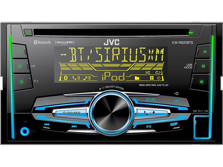 JVC KW-R920BTS CD receiver at Crutchfield
