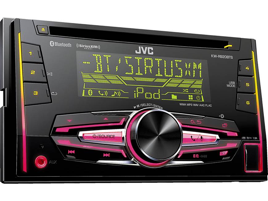 JVC KW-R920BTS CD receiver at Crutchfield