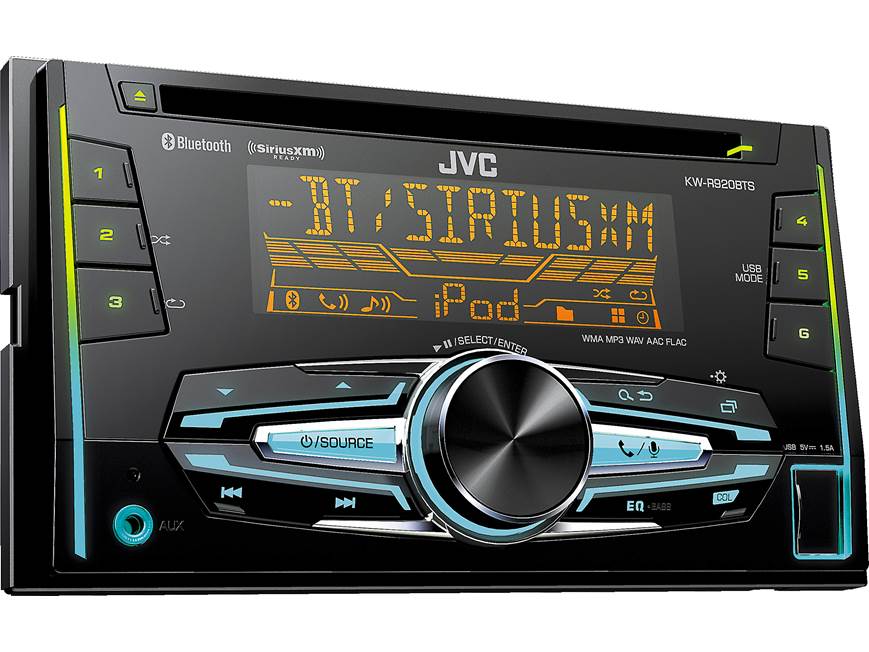 JVC KW-R920BTS CD receiver at Crutchfield