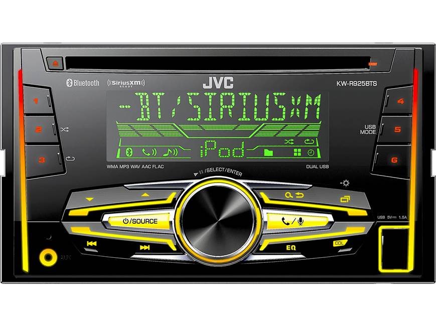 JVC KW-R925BTS CD receiver at Crutchfield