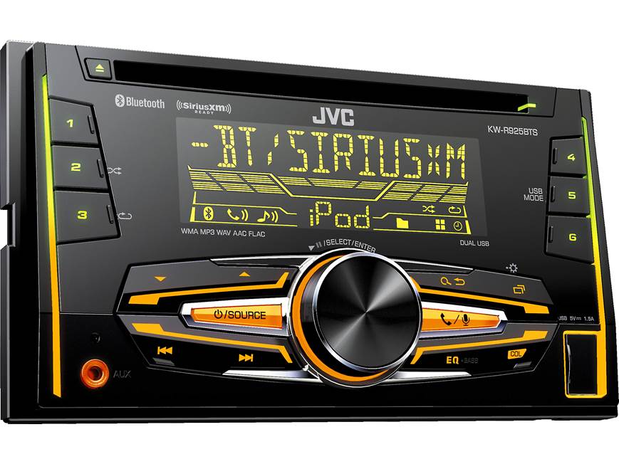 JVC KW-R925BTS CD receiver at Crutchfield