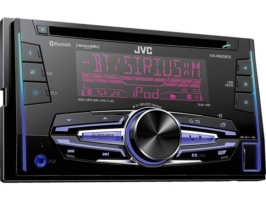 JVC KW-R925BTS CD receiver at Crutchfield