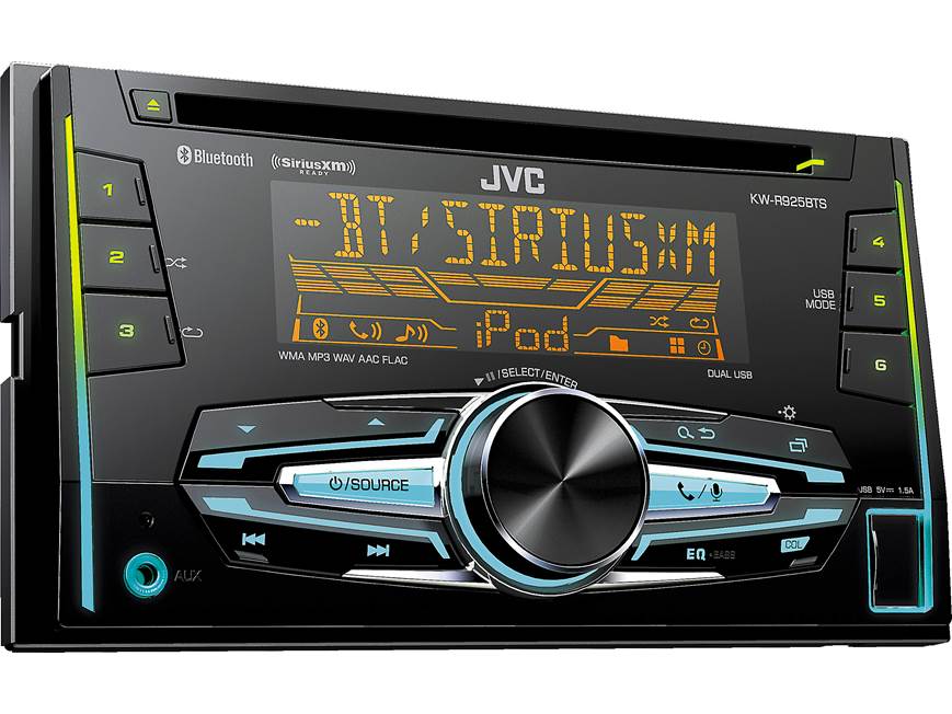 JVC KW-R925BTS CD receiver at Crutchfield