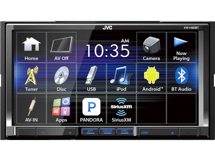 JVC KW-V420BT DVD receiver at Crutchfield