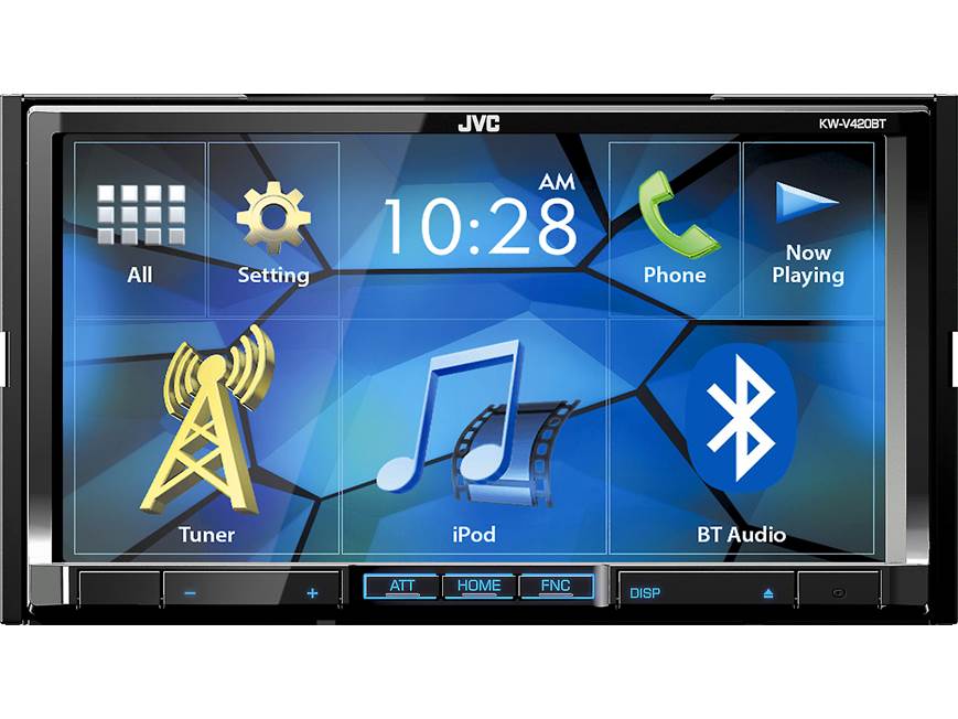 JVC KW-V420BT DVD receiver at Crutchfield