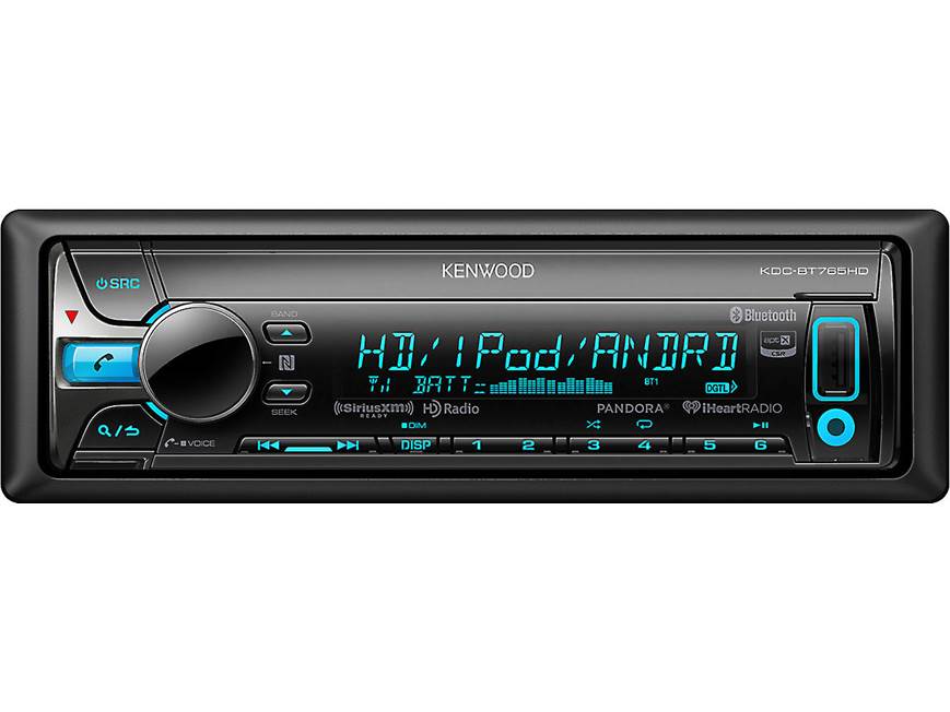 Kenwood KDC-BT765HD CD receiver at Crutchfield