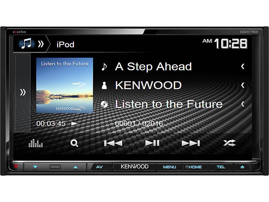 Kenwood Excelon DDX793 DVD receiver at Crutchfield