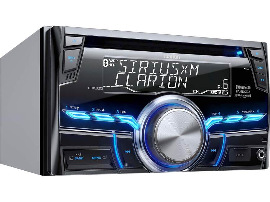 Clarion CX305 CD receiver at Crutchfield