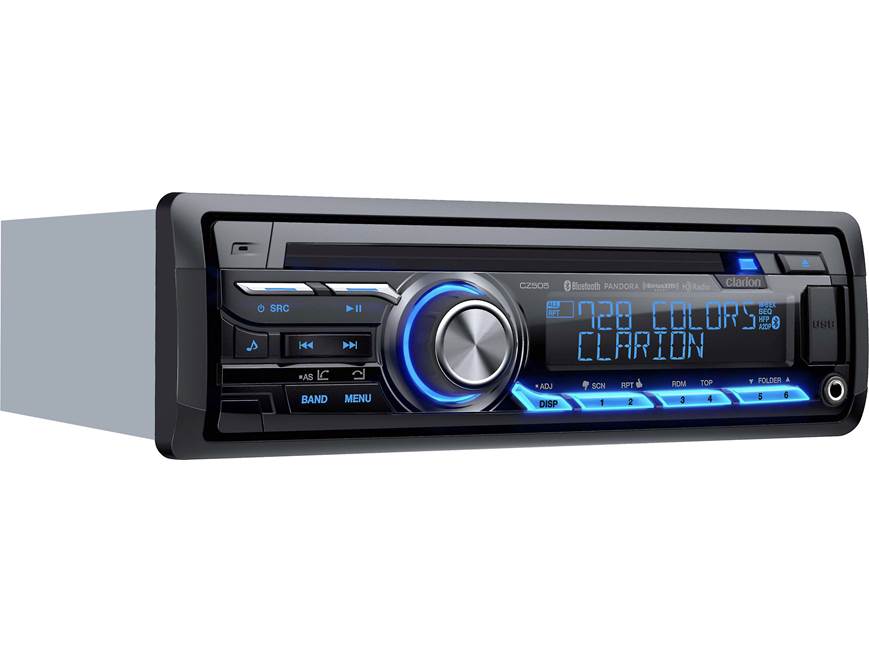 Clarion CZ505 CD receiver at Crutchfield