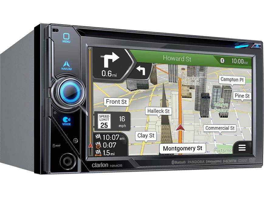 Clarion NX405 Navigation receiver at Crutchfield