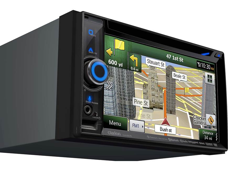 Clarion NX605 Navigation receiver at Crutchfield