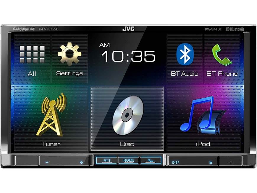 JVC KW-V41BT DVD receiver at Crutchfield