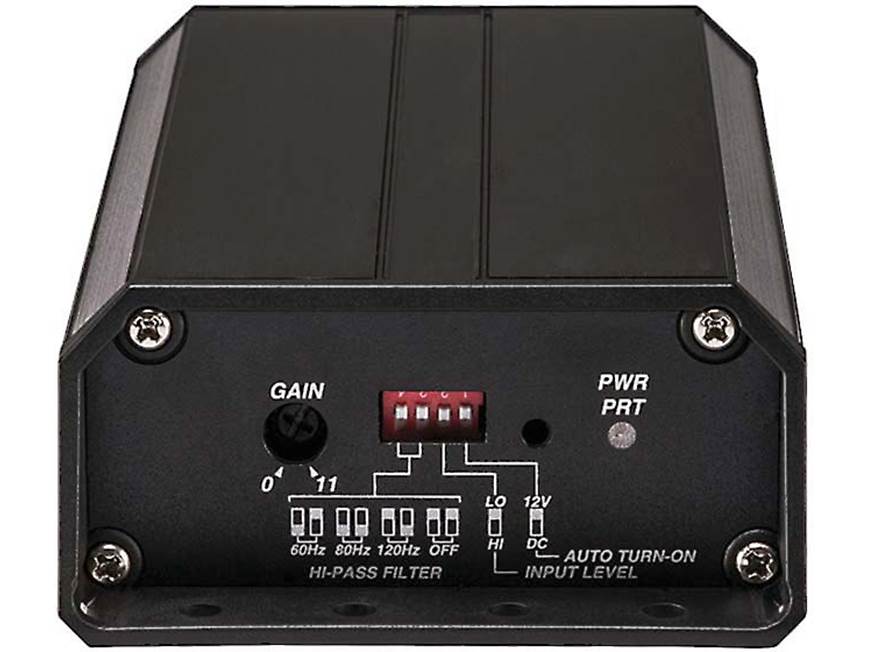 Kicker 42PXA2002 Compact 2-channel amplifier — 100 watts RMS x 2