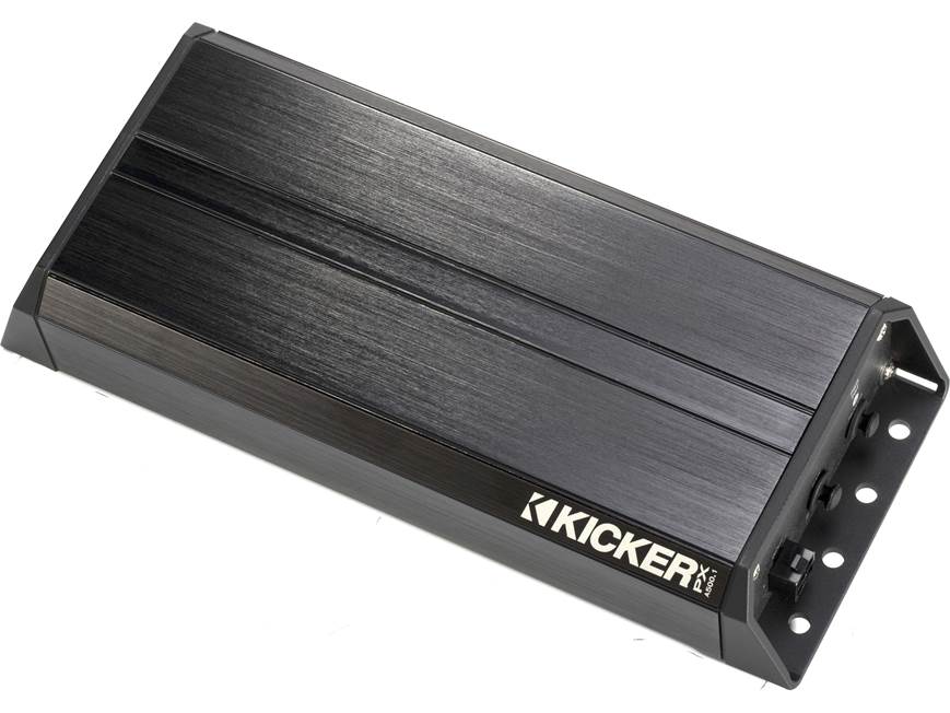 Kicker 42PXA5001 Compact mono subwoofer amplifier — 500 watts RMS