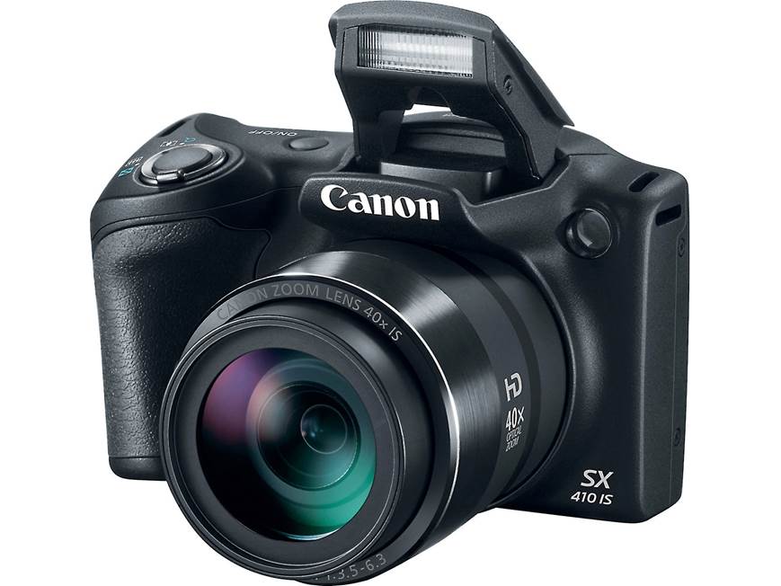 Canon PowerShot SX410 IS (Black) 20-megapixel camera with 40X