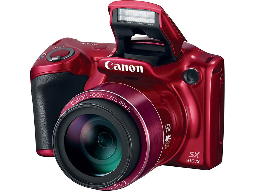 Canon PowerShot SX410 IS (Red) 20-megapixel camera with 40X