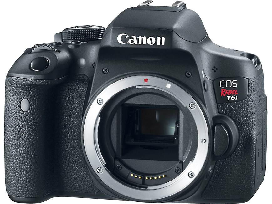 Canon EOS Rebel T6i (no lens included) 24.2-megapixel digital SLR