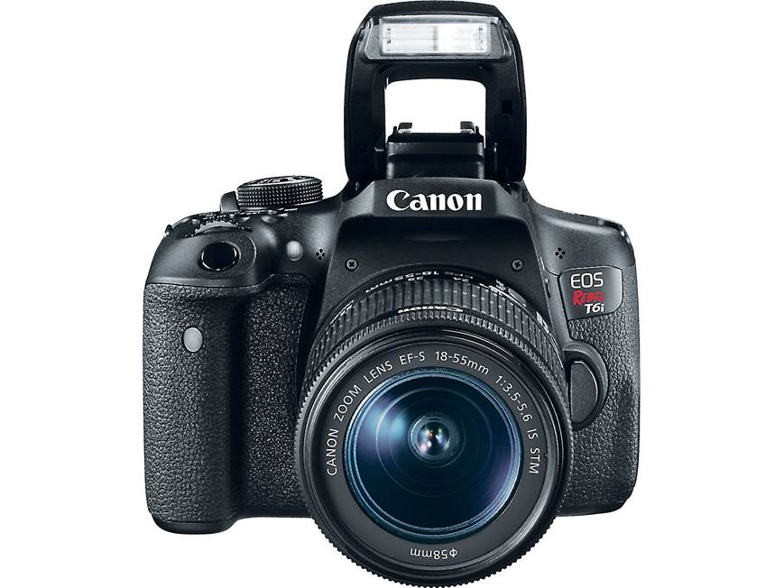Canon EOS Rebel T6i Kit 24.2-megapixel digital SLR camera with Wi