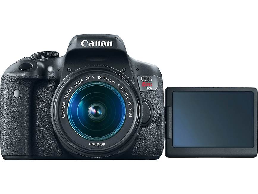 Canon EOS Rebel T6i Kit 24.2-megapixel digital SLR camera with Wi
