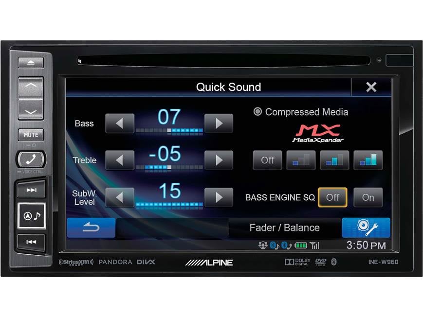 Alpine INE-W960 Navigation receiver at Crutchfield