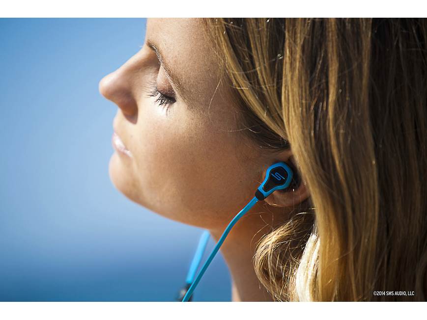 SMS Audio BioSport™ (Blue) In-ear headphones with heart monitor