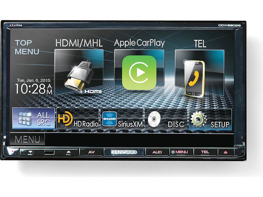 Kenwood Excelon DDX9902S DVD receiver at Crutchfield