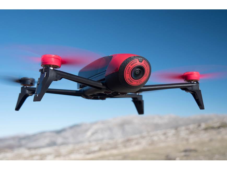 Parrot Bebop 2 Drone and Skycontroller Black Bundle (Red/Black