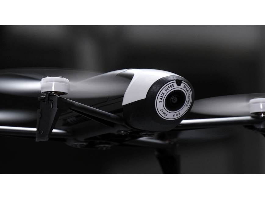 Parrot Bebop 2 Drone and Skycontroller Black Bundle (White/Black