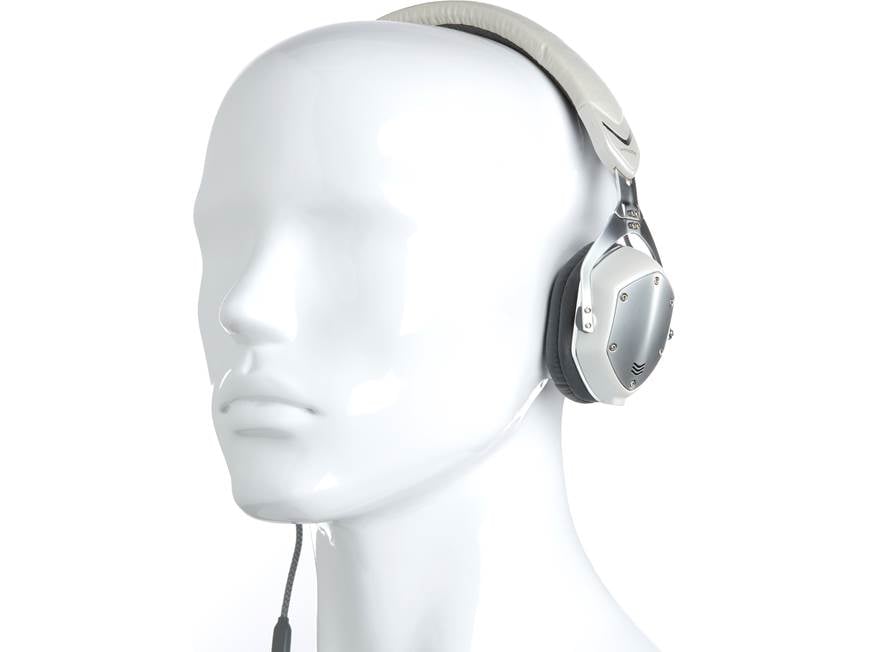 V-MODA XS (White Silver) On-ear headphones (White Silver) at