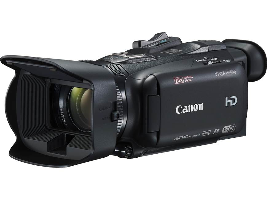 Canon VIXIA HF G40 HD camcorder with 20X zoom lens and Wi-Fi® at