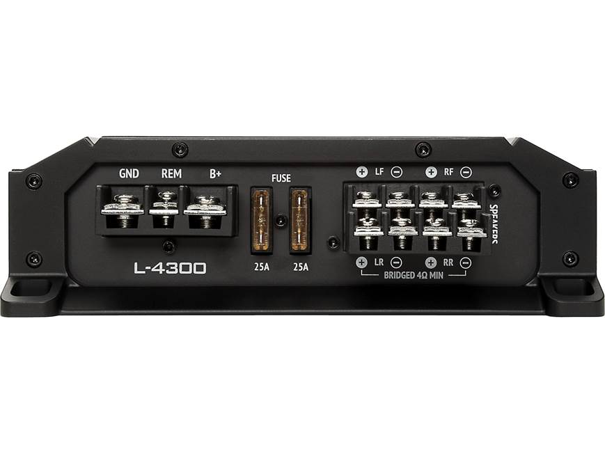 Lightning audio アンプ　L-4300 Lightning Audio L-4300 4-channel car amplifier — 50 watts RMS x 4