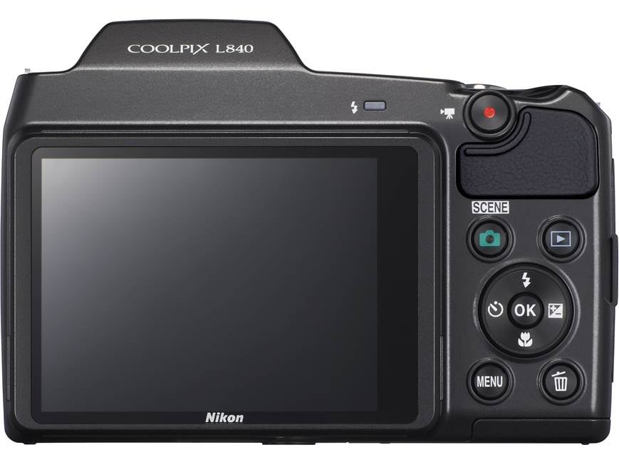 Nikon Coolpix L840 (Black) 16-megapixel digital camera with 38X