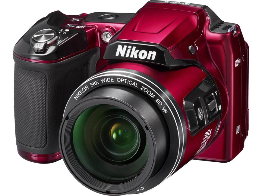Nikon Coolpix L840 (Red) 16-megapixel digital camera with 38X