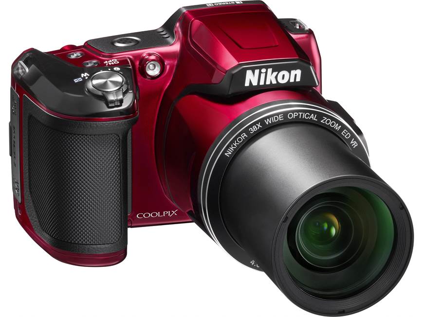 Nikon Coolpix L840 (Red) 16-megapixel digital camera with 38X