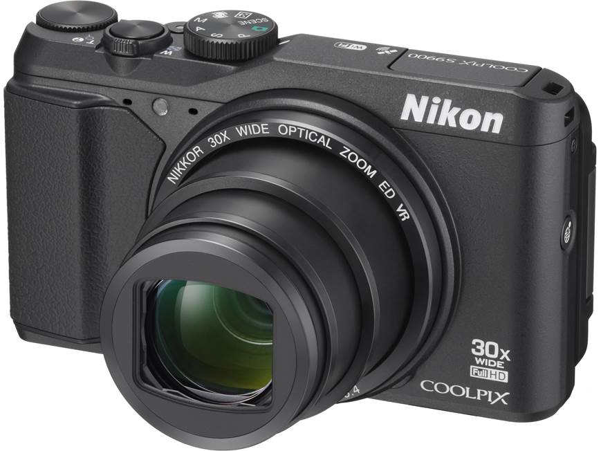 Nikon Coolpix S9900 (Black) 16-megapixel camera with 30X optical