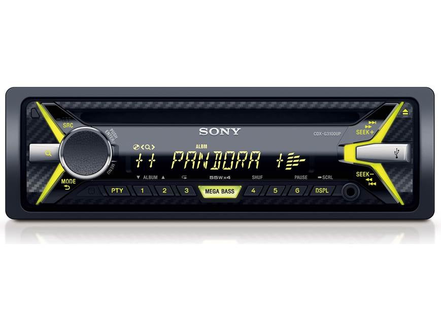 Sony CDX-G3100UP CD receiver at Crutchfield