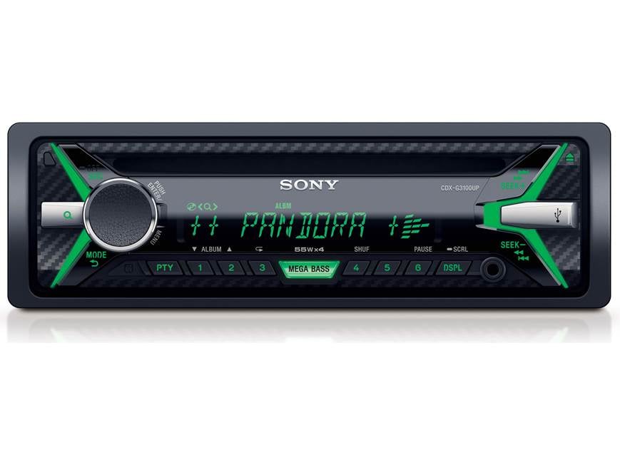 Sony CDX-G3100UP CD receiver at Crutchfield