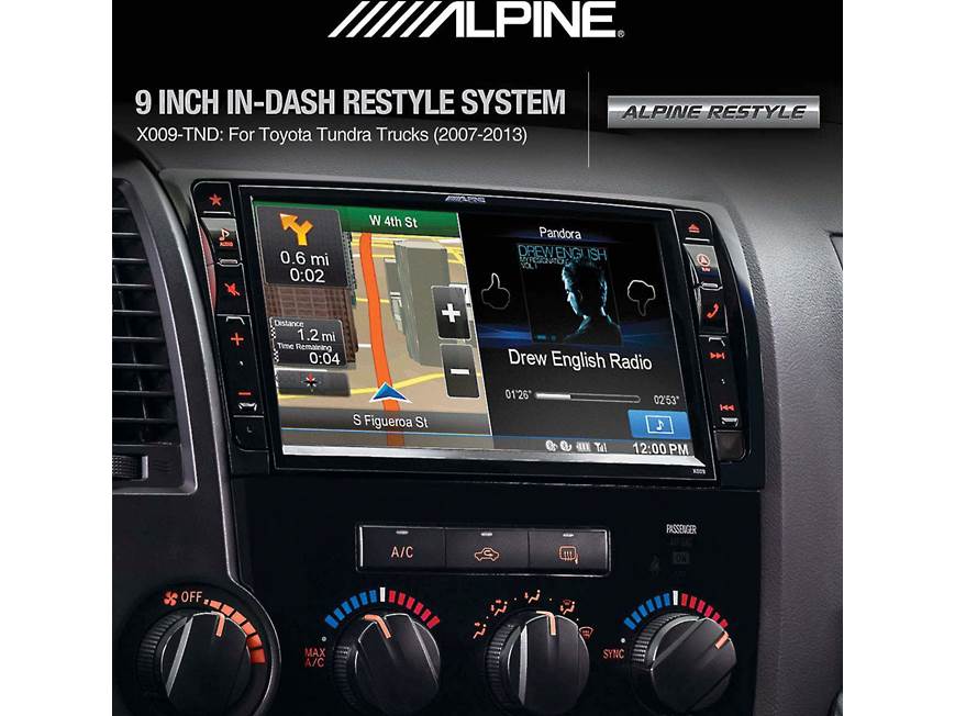 Alpine X009-TND In-Dash Restyle System Navigation receiver