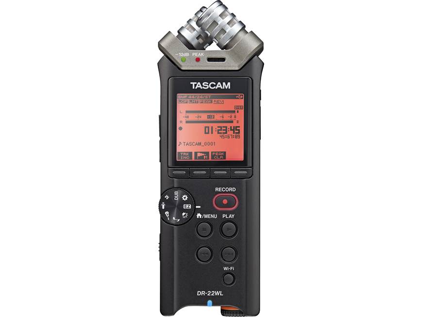Tascam DR-22WL Handheld digital stereo recorder with Wi-Fi