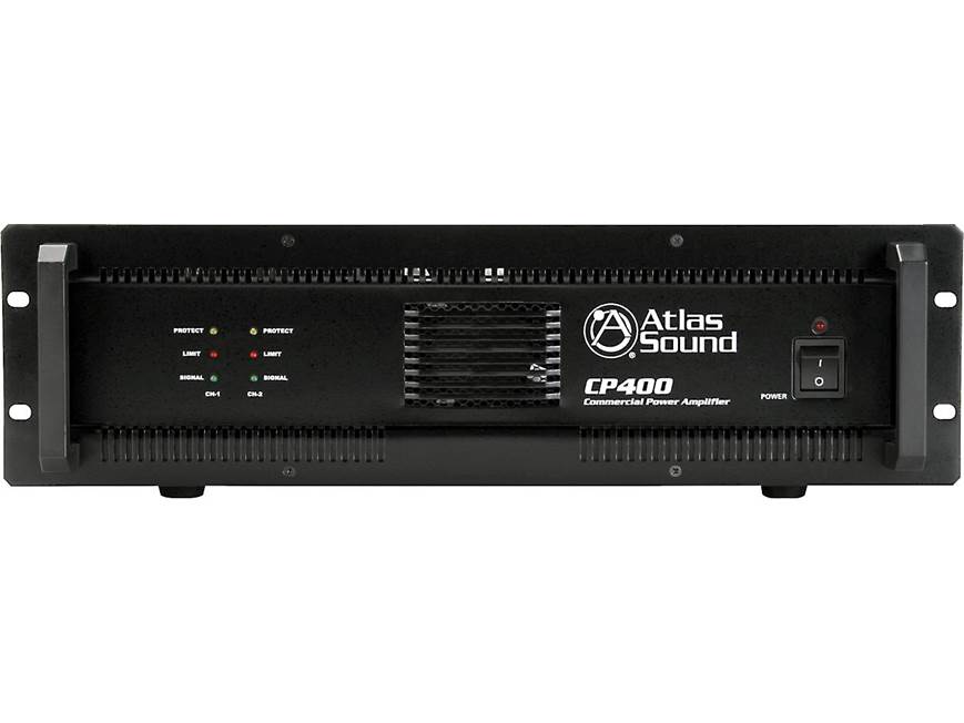 AtlasIED CP400 Power amplifier — 200W x 2 at 70V at Crutchfield