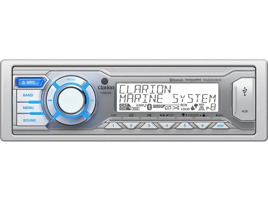 152 動作良好 Clarion NX505 Bluetooth Clarion M505 Marine digital media receiver with Bluetooth® (does