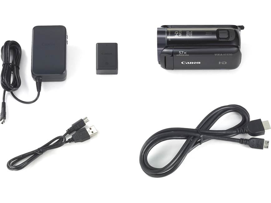 Canon VIXIA HF R700 (Black) HD camcorder with 32X optical zoom