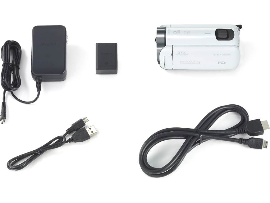 Canon VIXIA HF R700 (White) HD camcorder with 32X optical zoom